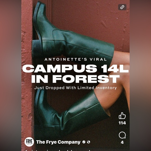 Frye Shoes - Frye Campus 14L green